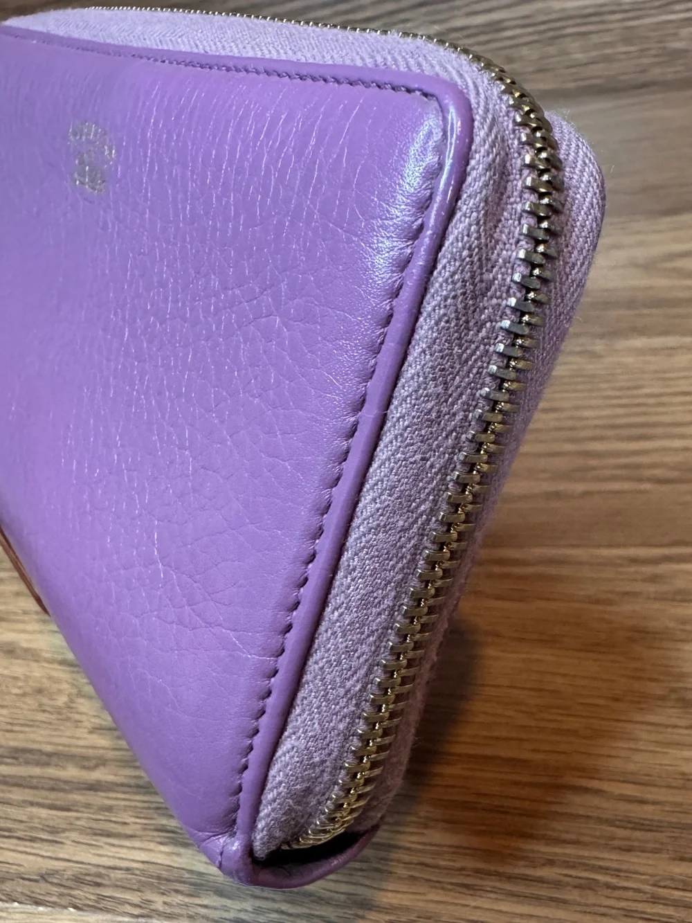 Gucci Leather Bamboo Tassel Zip Around Long Wallet Cert Of Auth Incl Rare Purple - Picture 3 of 15